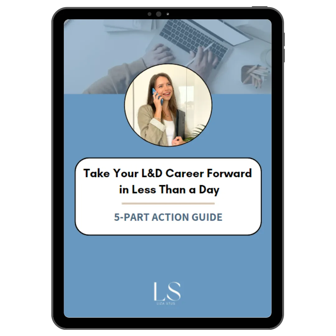 L&D Career Forward freebie preview on iPad